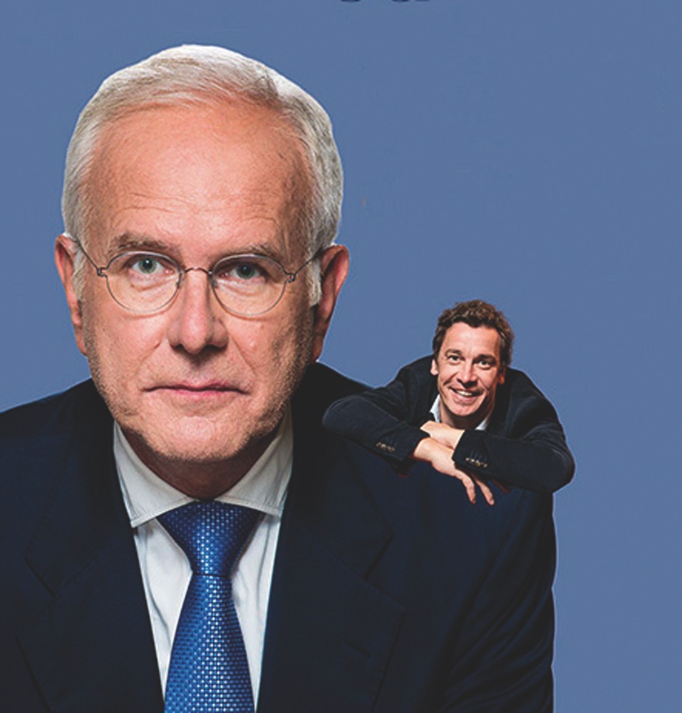 Bild: Harald Schmidt schwätzt mit Bernd Gnann