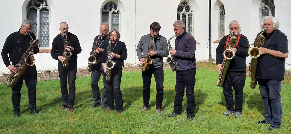 Klappeauf Karlsruhe - Artikel: Raum-Musik für Saxophone Bild: Raum-Musik für Saxophone
